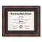 ArtToFrames 10x14 inch Diploma Frame - Framed with Black and Gold Mats, Comes with Regular Glass and Sawtooth Hanger for Wall Hanging (D-10x14)